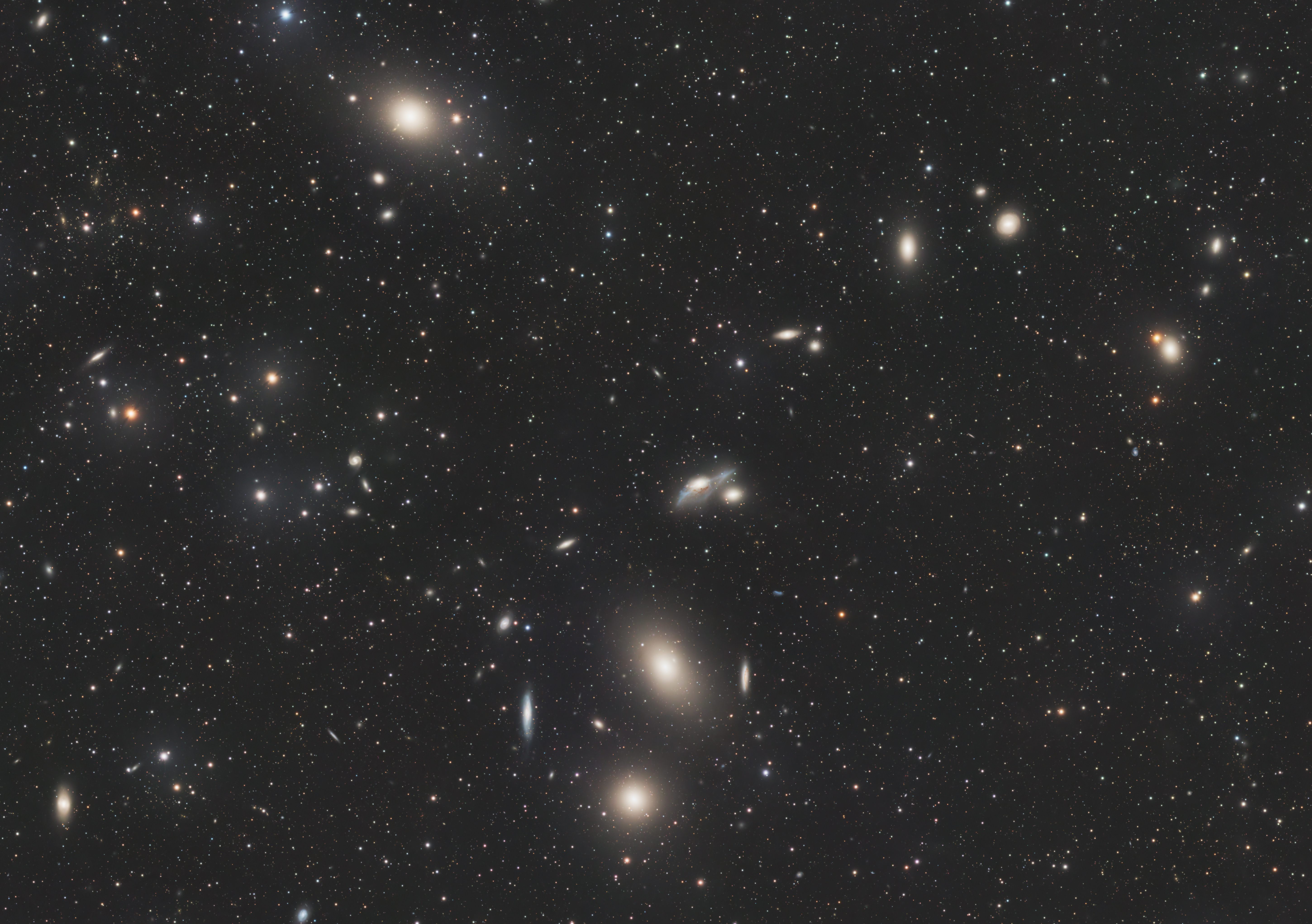 Markarian's Chain - LRGB Color